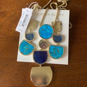 Kendra Scott luna earrings and necklace
